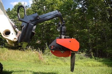 skid steer grapple saw